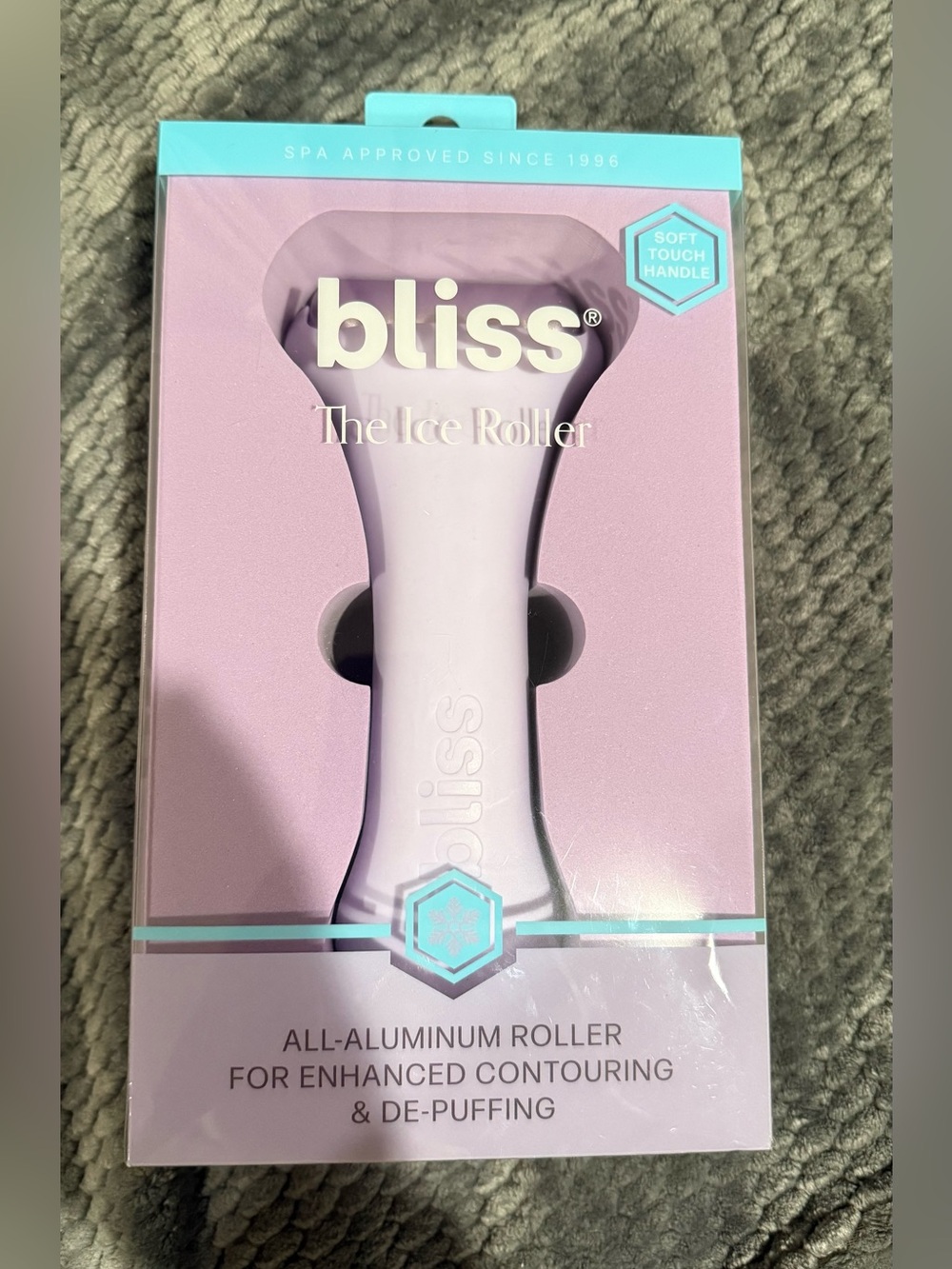 Bliss Lavender Ice Roller with Teal Accent